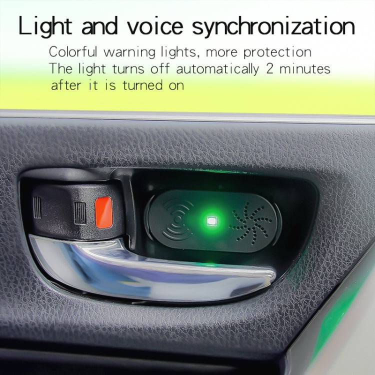 Car Door Opener Alarm Automatic Induction Voice LED Prompt Light
