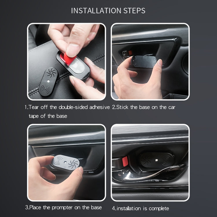 Car Door Opener Alarm Automatic Induction Voice LED Prompt Light