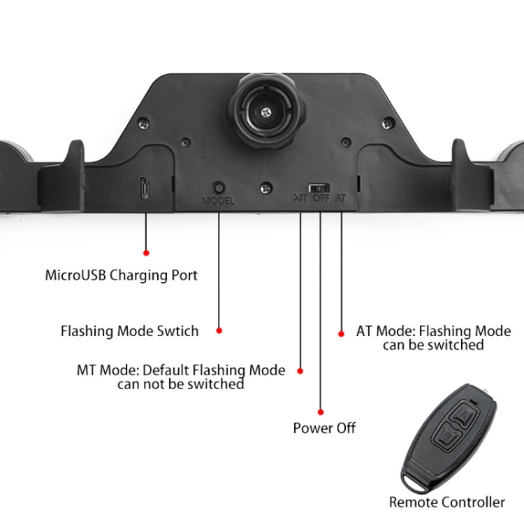 Car Triangular Light Warning Sign Solar Charging Strobe Emergency Ranger Light
