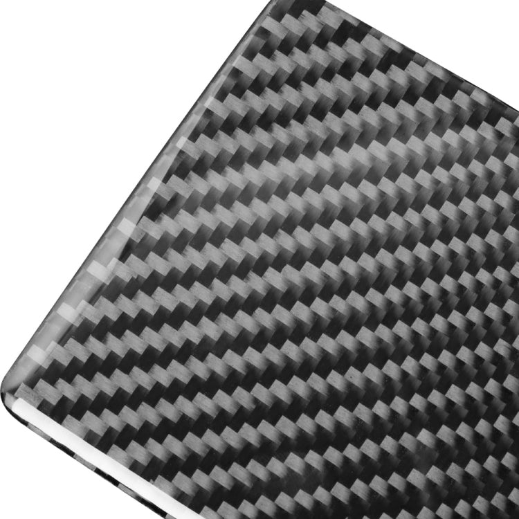 Car Carbon Fiber Cup Holder Decorative Sticker for Mitsubishi Lancer-ex / EVO / Fortis 9-10th Generation, Left and Right Drive Universal