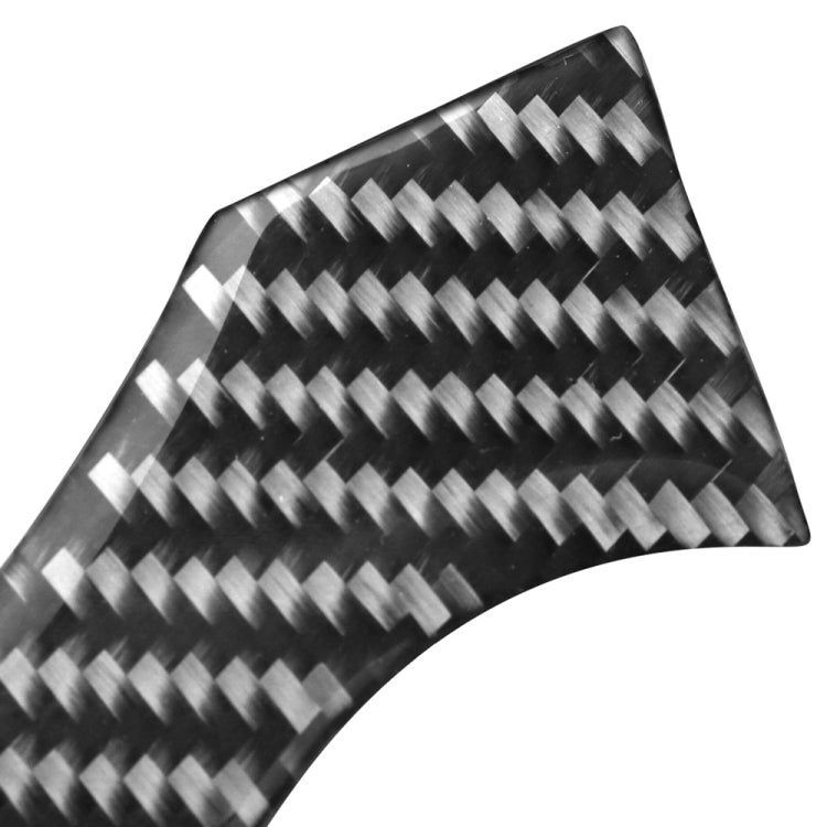 Car Carbon Fiber Right Speedometer Decorative Sticker for Mitsubishi Lancer EVO 2008-2016, Left Drive