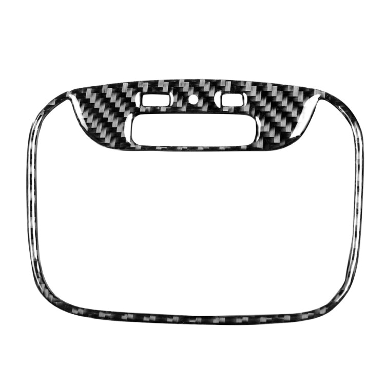 Car Carbon Fiber Rear Roof Reading Light Decorative Sticker for Mitsubishi Lancer EVO 2008-2015, Left and Right Drive Universal