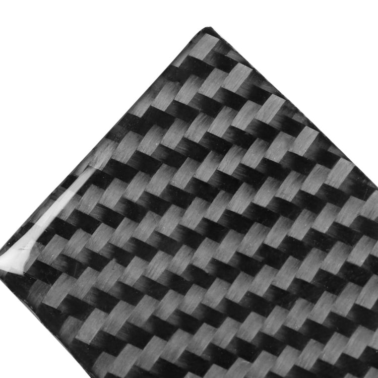 Car Carbon Fiber Passenger Side Glove Box Decorative Sticker for Mitsubishi Lancer EVO 2008-2015, Left Drive