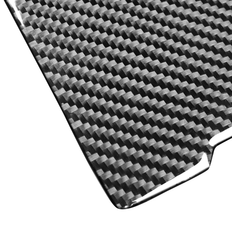 Car Carbon Fiber Driver Storage Box Decorative Sticker for Mitsubishi Lancer EVO 2008-2015, Left and Right Drive Universal