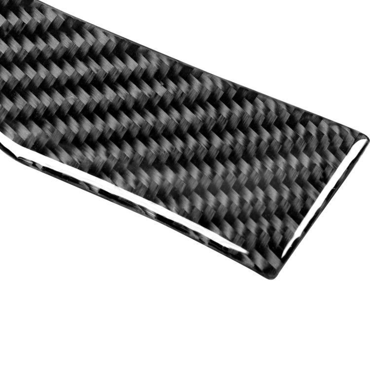 Car Carbon Fiber INFO Button Decorative Sticker for Mitsubishi Lancer EVO 2008-2015, Left Drive