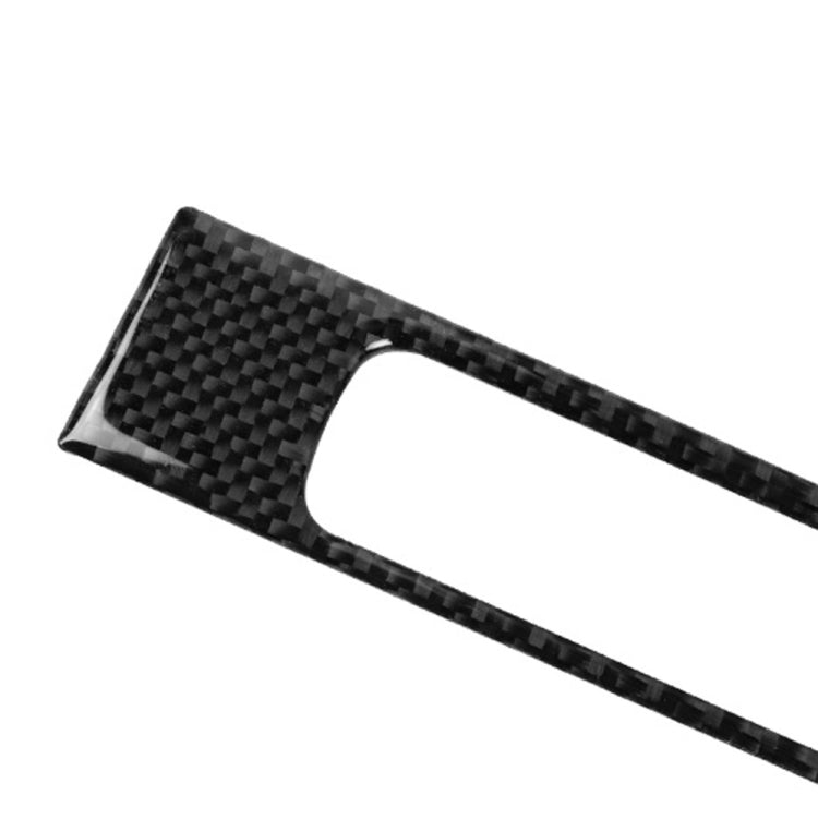 Car Carbon Fiber Navigation Display Frame Decorative Sticker for Nissan GTR R35 2008-2016, Right Drive