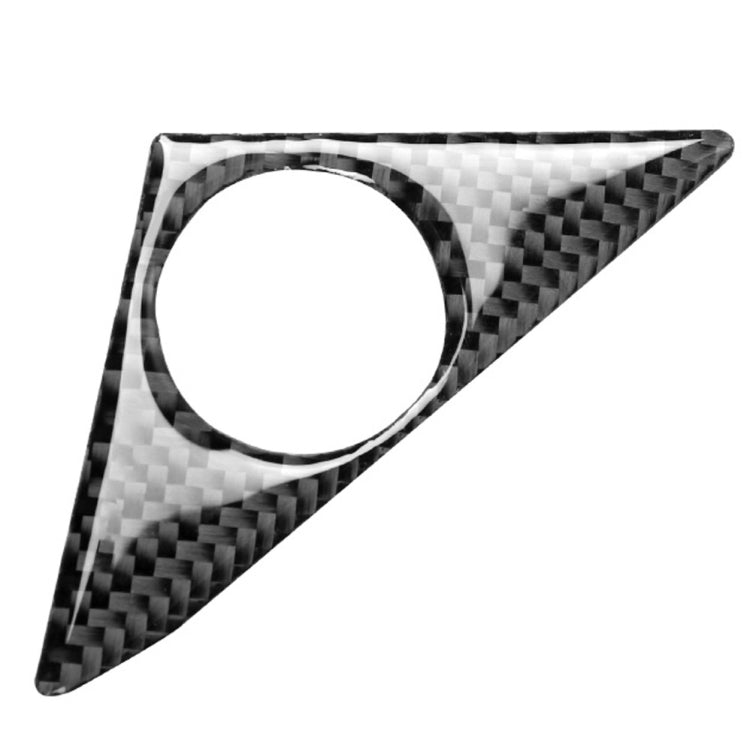 2 PCS Car Carbon Fiber Door Horn Decorative Sticker for Nissan GTR R35 2008-2020, Left and Right Drive Universal, Door Horn