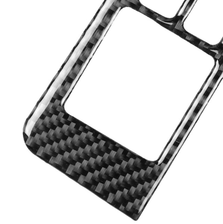 2 PCS Car Carbon Fiber Window Lift Defogger Button Decorative Sticker for Nissan GTR R35 2008-2016, Right Drive