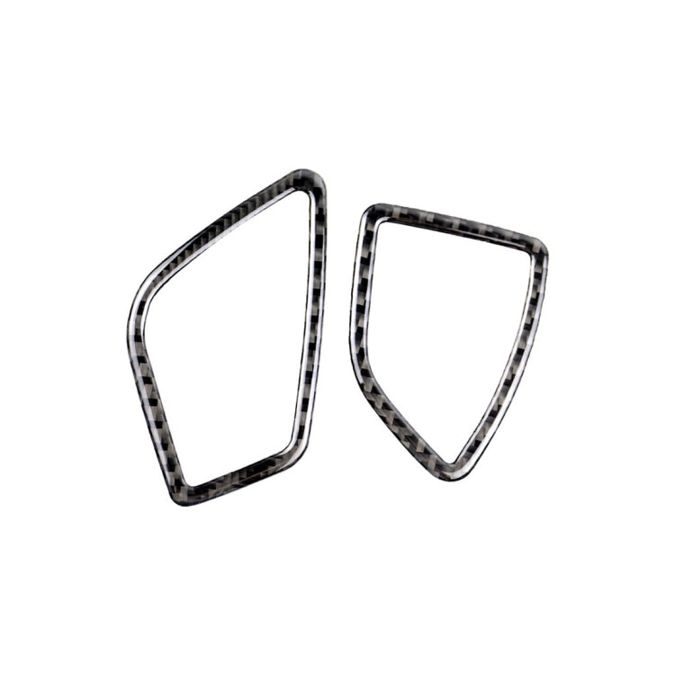 Carbon Fiber Car Instrument Air Outlet Decorative Sticker for BMW (F30) 2013-2018 / (F34) 2013-2017, Sutible for Left Driving