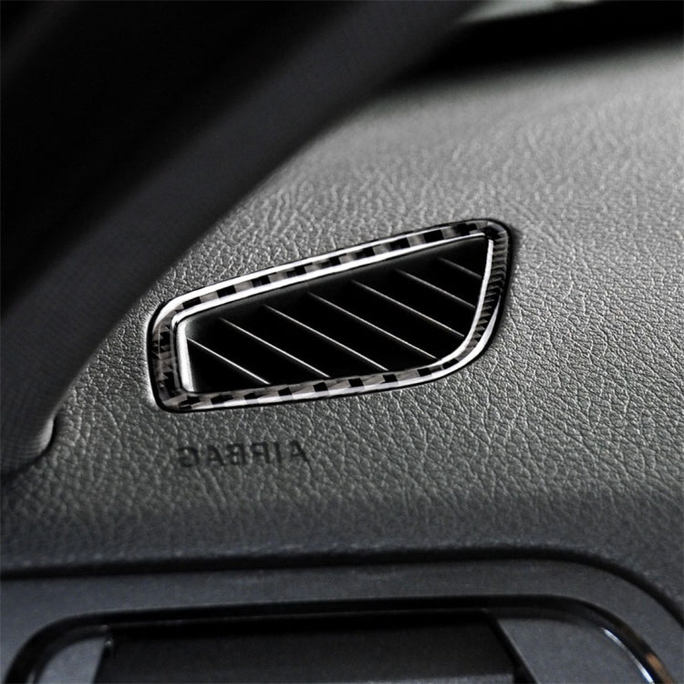 Carbon Fiber Car Instrument Air Outlet Decorative Sticker for BMW (F30) 2013-2018 / (F34) 2013-2017, Sutible for Left Driving