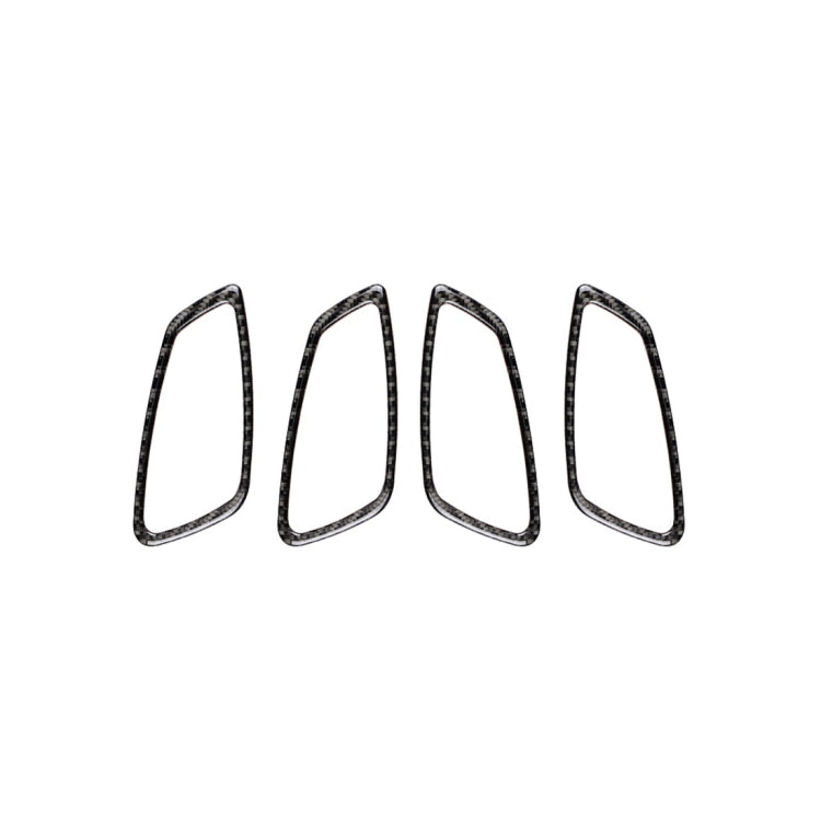 Carbon Fiber Car Door Handle Decorative Sticker for BMW E90 / 320i / 318i / 325i