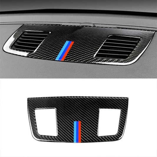 Three Color Carbon Fiber Car Instrument Large Outlet Decorative Sticker for BMW E90 2005-2012