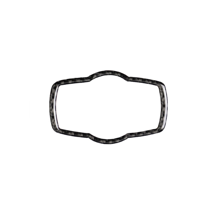 Carbon Fiber Car Headlight Switch Decorative Sticker for BMW E90 / E92 / E93 2005-2012 / 320i / 325i, Thin Version