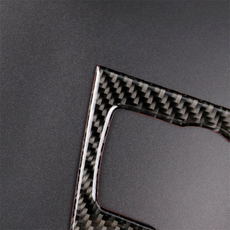 Carbon Fiber Car Central Control CD Panel Decorative Sticker for BMW E90 / E92 2005-2012, Non Navigation without Hole