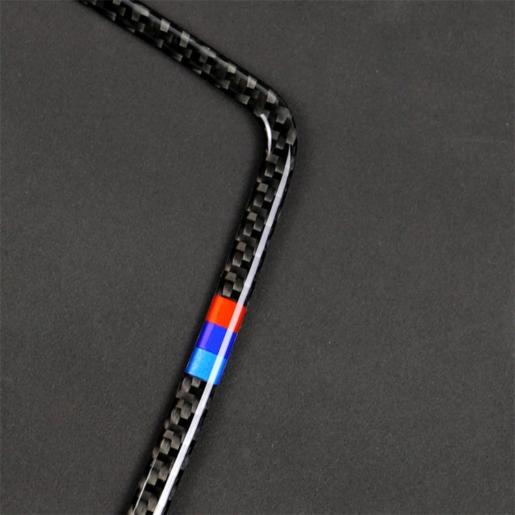 Carbon Fiber Car Instrument Big Horn Frame Decorative Sticker for BMW 5 Series GT F07 2010-2016