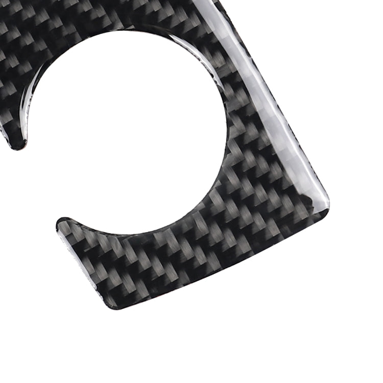 Carbon Fiber Car Handbrake Below Panel Decorative Sticker for BMW 5 Series F07 F10 F25 F26 / GT X3 X4 2009-2016,Sutible for Right Driving