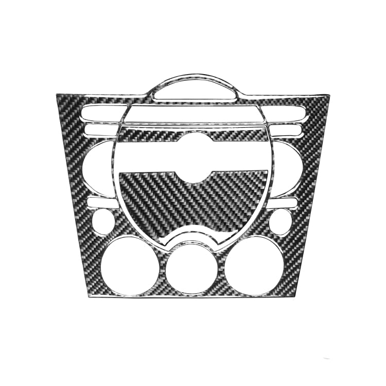 3 in 1 Car Carbon Fiber Dashboard Multimedia Panel Decorative Sticker for Mazda RX8 2004-2008, Left and Right Drive Universal