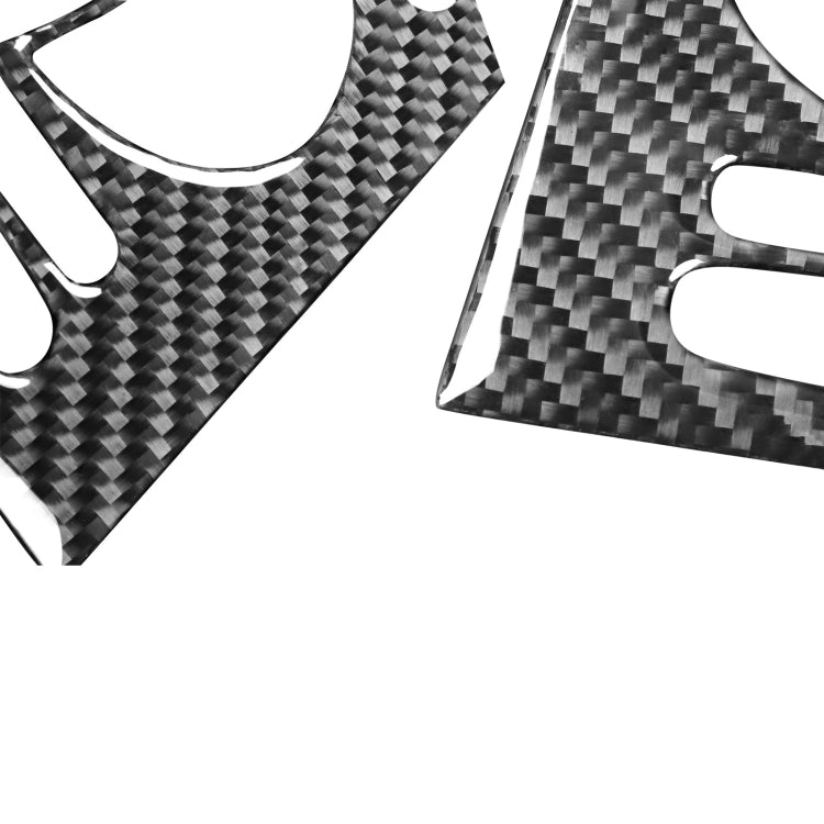 3 in 1 Car Carbon Fiber Dashboard Multimedia Panel Decorative Sticker for Mazda RX8 2004-2008, Left and Right Drive Universal