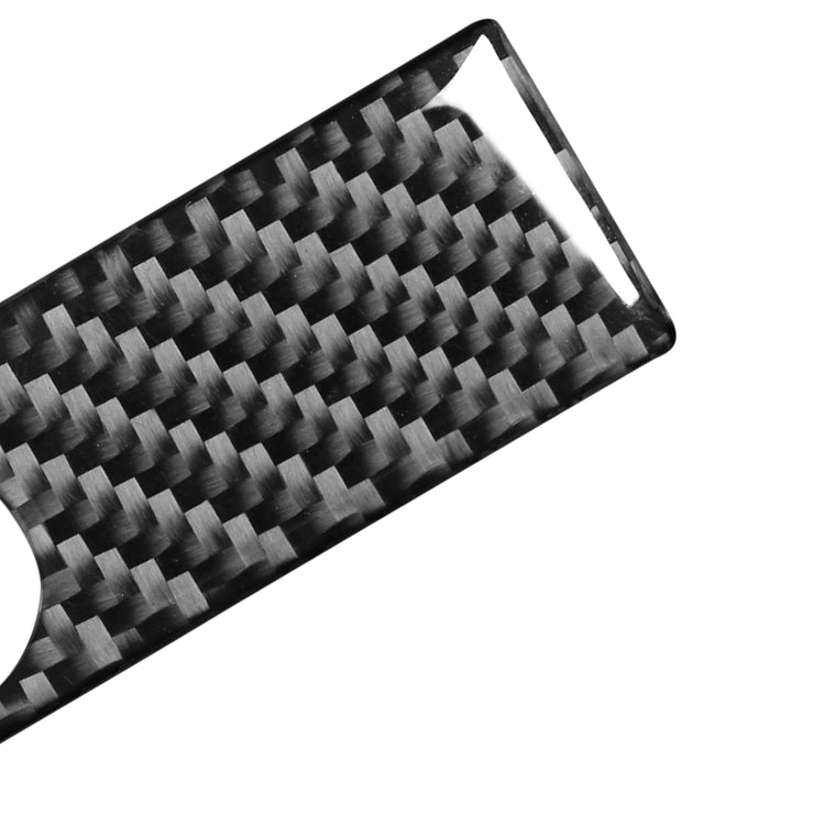 Car Carbon Fiber Glove Box Storage Box Handle Decorative Sticker for Mazda RX8 2004-2008, Left and Right Drive Universal