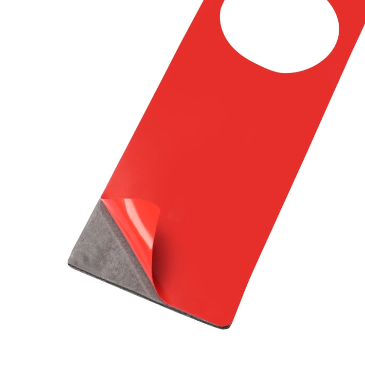 Car Carbon Fiber Glove Box Storage Box Handle Decorative Sticker for Mazda RX8 2004-2008, Left and Right Drive Universal