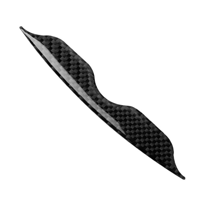 Car Carbon Fiber Air Conditioning Adjustment Decorative Strip for Nissan 370Z Z34 2009-, Left and Right Drive Universal