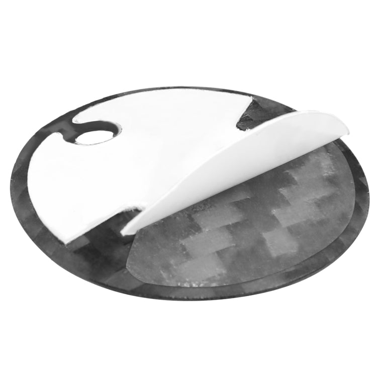 Car Carbon Fiber Engine Start Button Decorative Cover Trim for Ford Focus 2019