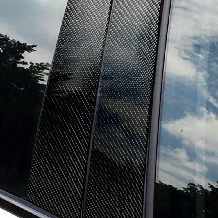 Car Carbon Fiber B Pillar Decorative Sticker for BMW E60 2004-2010, Left and Right Drive Universal, For BMW E60 2004-2010