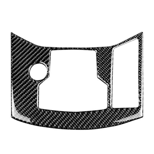 Car Carbon Fiber Electronic Handbrake Panel Decorative Sticker for Mazda CX-5 2017-2018, Right Drive