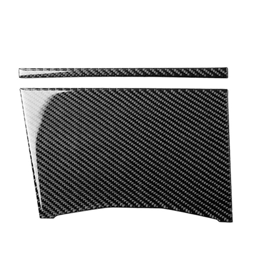 2 in 1 Car Carbon Fiber Water Cup Cover Decorative Sticker for BMW 3 Series G20/G28/325Li/330d/335 2019-2020, Left Drive, Water Cup Cover, Left Drive