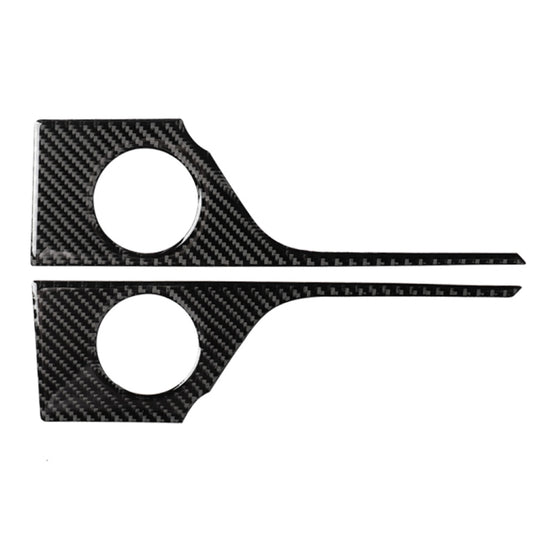 Car Carbon Fiber Rear Door Handle Decorative Sticker for Lexus RX300 / 270 / 200T / 450h 2016-2019, Left and Right Drive Universal