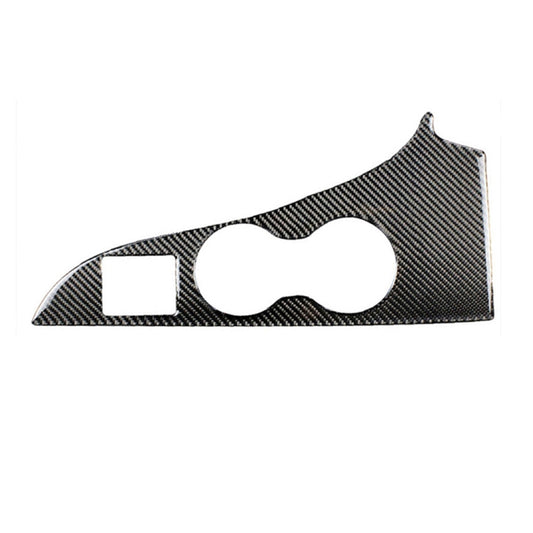 Car Carbon Fiber Water Cup Holder Panel Decorative Sticker for Lexus RX300 / 270 / 200T / 450h 2016-2019, Right Drive