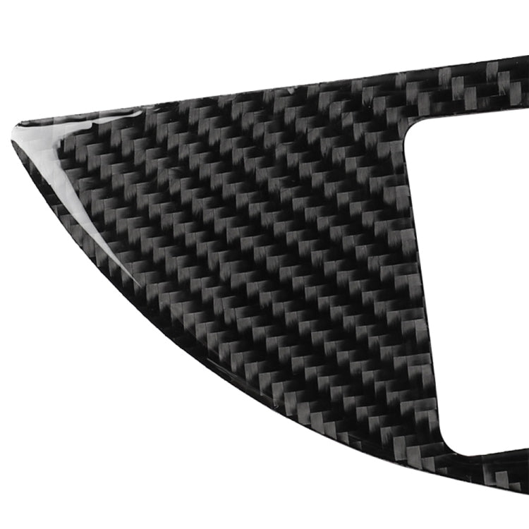 Car Carbon Fiber Water Cup Holder Panel Decorative Sticker for Lexus RX300 / 270 / 200T / 450h 2016-2019, Right Drive