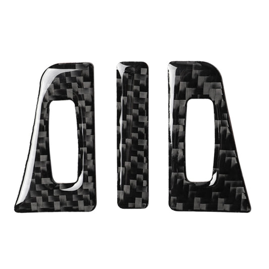 3 in 1 Car Carbon Fiber Air Outlet Decorative Sticker for Lexus NX200 / 200t / 300h 2014-2021, Left and Right Drive Universal, Air Outlet