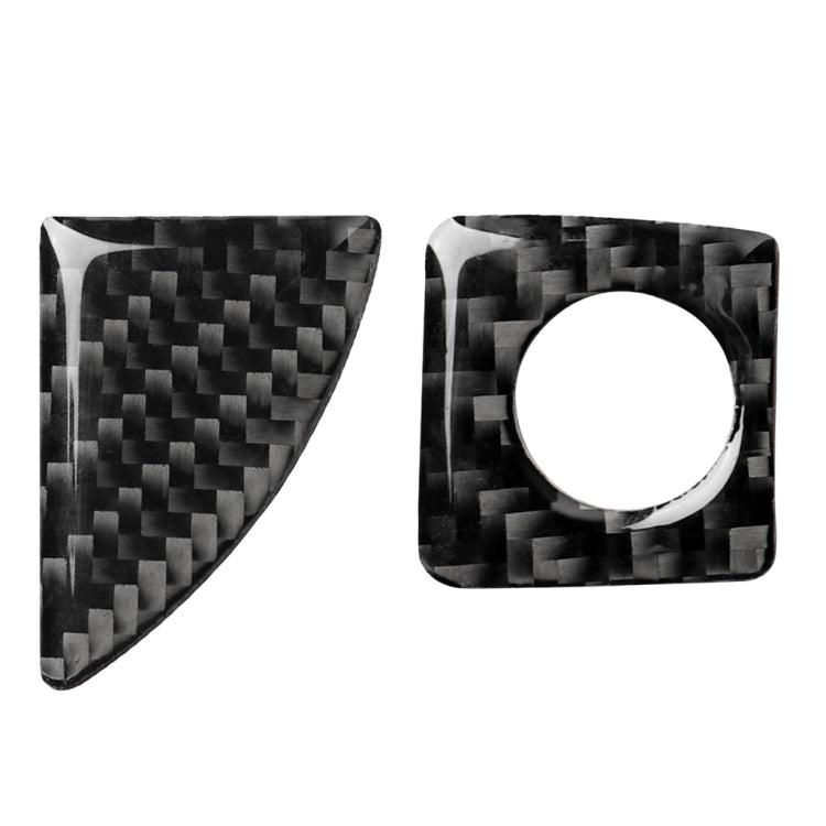 Car Carbon Fiber Glove Box Switch Decorative Sticker for Lexus IS250 300 350C 2006-2012, Right Drive