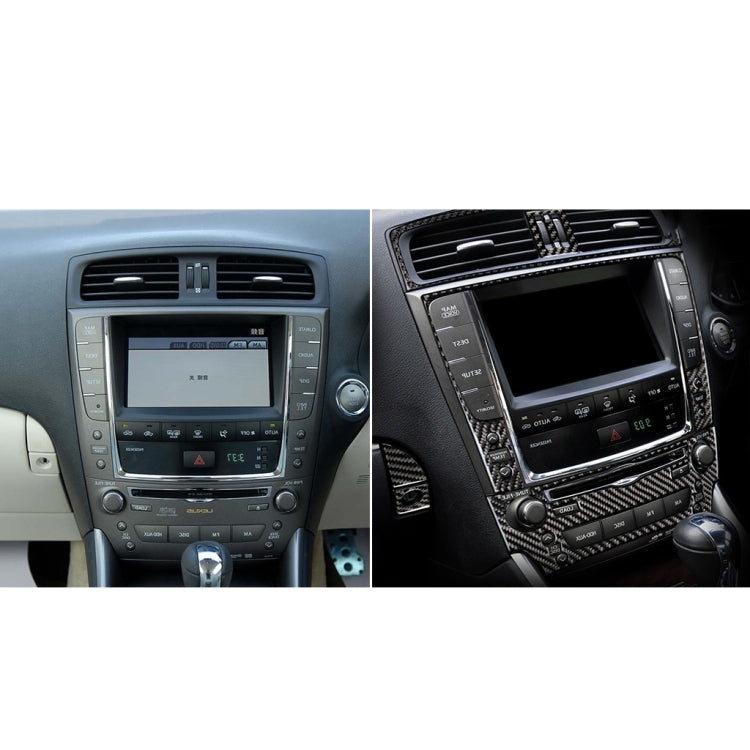 Car Carbon Fiber Glove Box Switch Decorative Sticker for Lexus IS250 300 350C 2006-2012, Right Drive