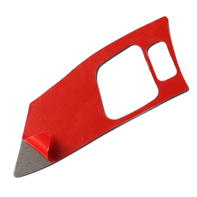 Car Carbon Fiber Steering Wheel Button B Decorative Sticker for Lexus IS250 300 350C 2006-2012, Left and Right Drive Universal