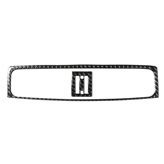 Car Carbon Fiber Middle Air Outlet Decorative Sticker for Lexus IS250 300 350C 2006-2012, Left and Right Drive Universal, Middle Air Outlet