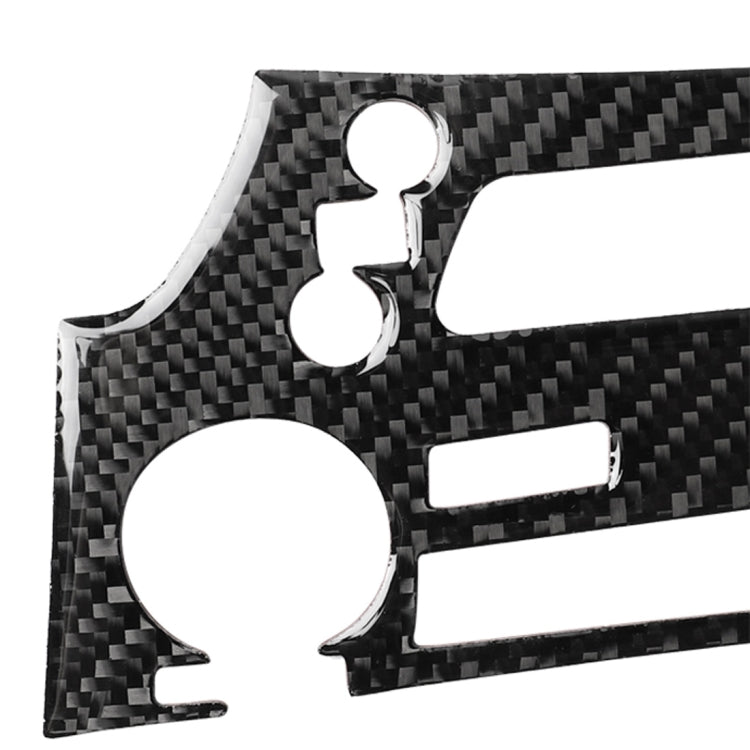 Car Carbon Fiber CD Panel Decorative Sticker for Lexus IS250 300 350C 2006-2012, Left and Right Drive Universal