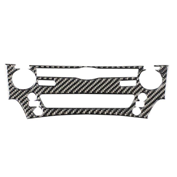 Car Carbon Fiber CD Panel Decorative Sticker for Lexus IS250 300 350C 2006-2012, Left and Right Drive Universal, CD Panel