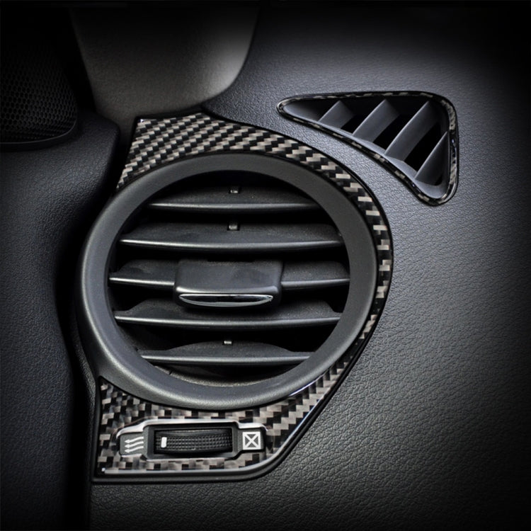 Car Carbon Fiber Big Left and Right Air Outlet Decorative Sticker for Lexus IS250 300 350C 2006-2012, Right Drive