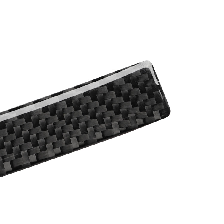 Car Carbon Fiber Passenger Seat Decorative Strip for Audi A6 S6 C7 A7 S7 4G8 2012-2018, Left and Right Drive Universal