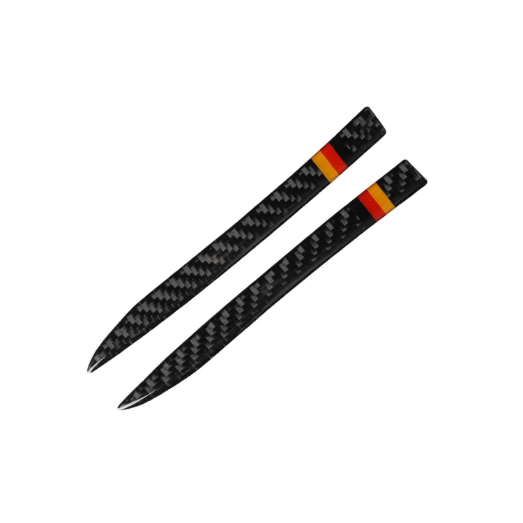 Car Carbon Fiber Rearview Mirror Anti-collision Strip for Audi A6 S6 C7 A7 S7 4G8 2012-2018, Left and Right Drive Universal