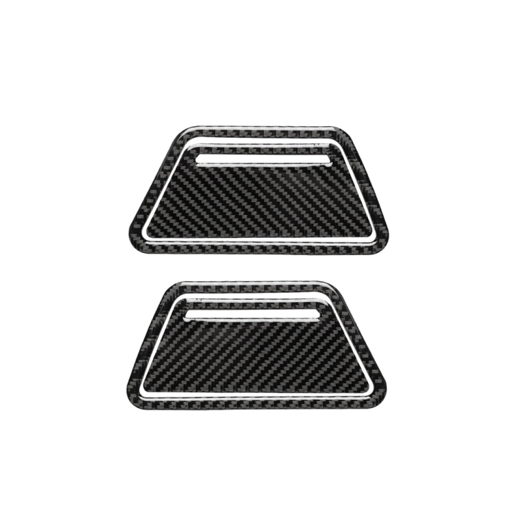 Car Carbon Fiber Ashtray Panel Decorative Sticker for Audi A6 S6 C7 A7 S7 4G8 2012-2018, Left and Right Drive Universal