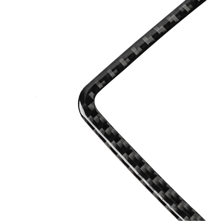 Car Carbon Fiber Gear Shift Panel Decorative Sticker for Audi A6 S6 C7 A7 S7 4G8 2012-2018, Left and Right Drive Universal