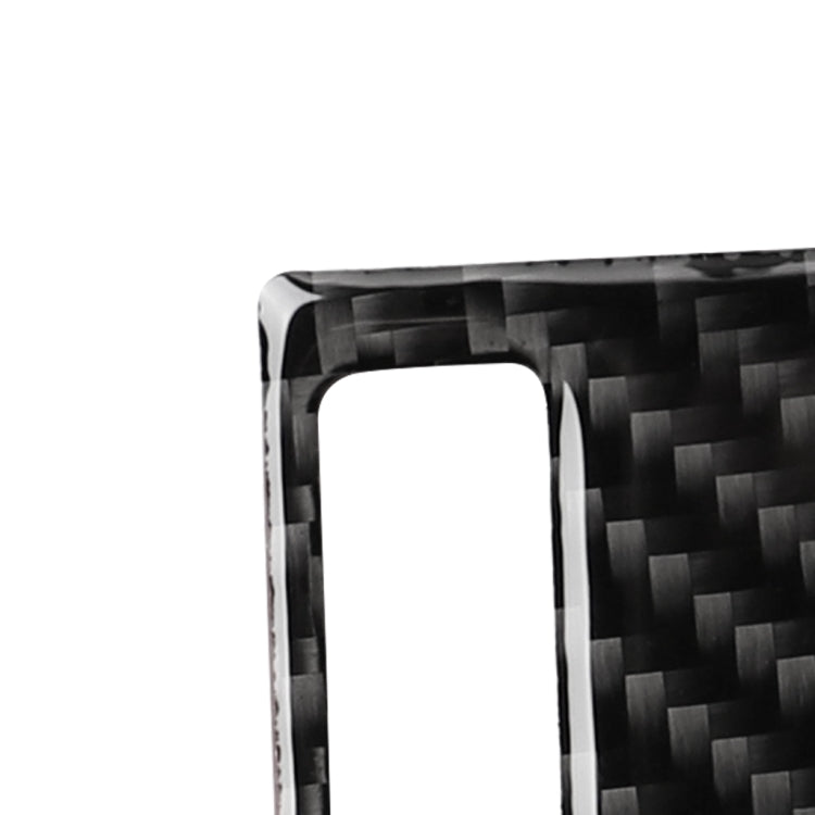 Car Carbon Fiber Air Outlet Adjustment Panel Decorative Sticker for Audi A6 2005-2011, Left Drive