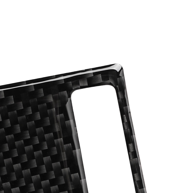 Car Carbon Fiber Air Outlet Adjustment Panel Decorative Sticker for Audi A6 2005-2011, Left Drive