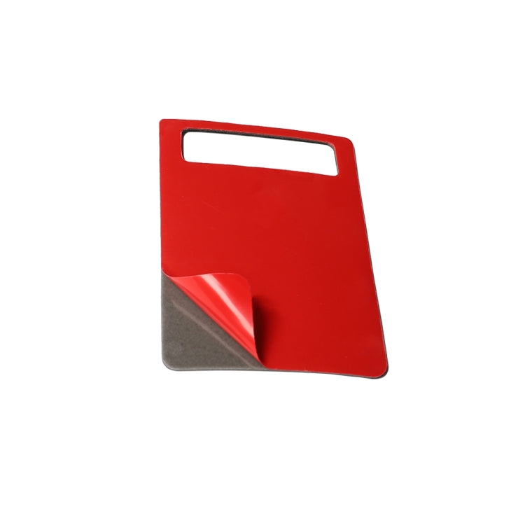 Car Carbon Fiber Air Outlet Adjustment Panel Decorative Sticker for Audi A6 2005-2011, Left Drive