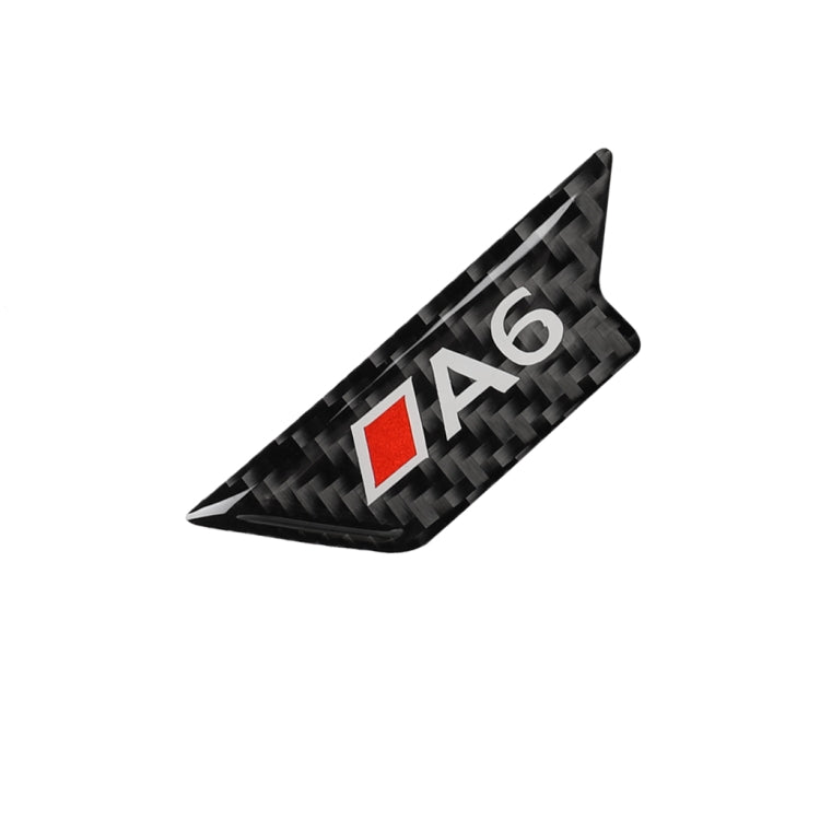 Car Carbon Fiber Door Bowl Anti-scratch Sticker for Audi A6 2005-2011, Left and Right Drive Universal