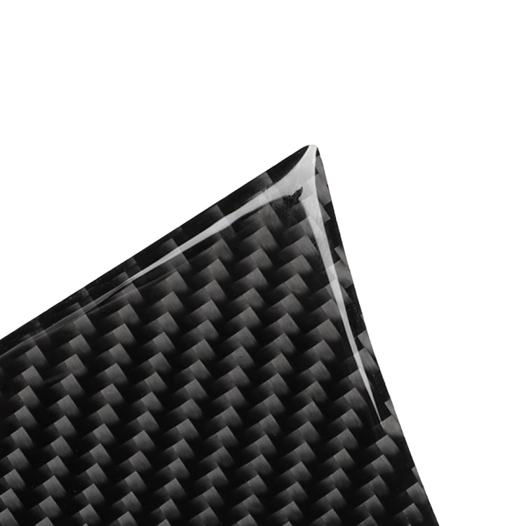 Car Carbon Fiber Storage Cover Decorative Sticker for Audi A6 2005-2011, Right Drive, Storage Cover, Right Drive