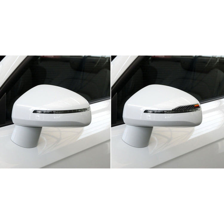 Car Carbon Fiber German Flag Pattern Rearview Mirror Anti-collision Sticker for Audi TT, Left and Right Drive Universal, A Style